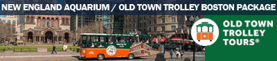 New England Aquarium and Old Town Trolley Boston Package