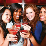 Having cosmos at the bar owned by Steve and Aidan