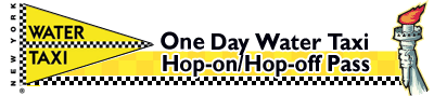 New York Water Taxi Hop-on Hop-off Pass -One Day