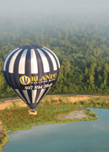 Fly over beautiful landscapes and lakes