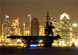 San Diego and Midway at Night