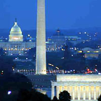 Washington DC Monuments at Night